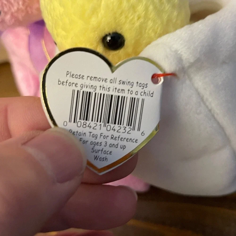 Ty Beanie Babies Easter Eggs Bear Lot of 3 - Eggs 2000 Eggs II 2001 Eggbert Mint